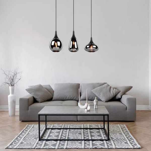 Lysekrone LUMINA sort Trio 317000332