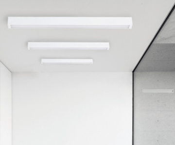 Loftlampe LED Nowodvorski STRAIGHT CEILINGM 7558 stål, hvid