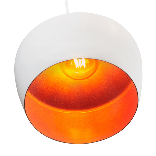Hänglampa vit-guld E27 MODERN 306760 Polux