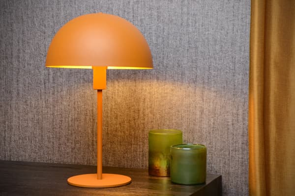 Bordlampe gul eklektisk E14 Siemon Lucide