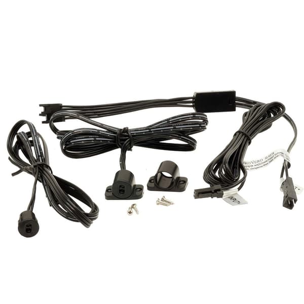 LED-sensor dobbeltkontakt til skabe sort 60/100W 12-24V Idealed
