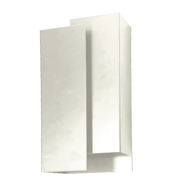 Vägglampa minimalistisk vit rektangulär Wall 2xG9 8W Luminex