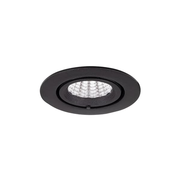 Upotettava liikuteltava kohdevalo musta pyöreä LED 10W RUBIO Maxlight