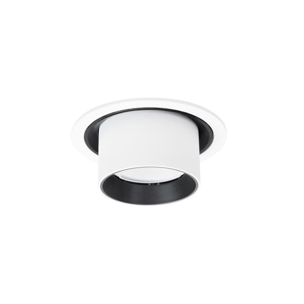 Rörlig infälld spotlight vit rund LED 9W HALO Maxlight