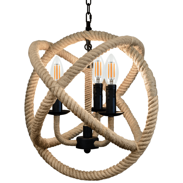 Riippuvalaisin E14x3 ROPE GLOBO 307903 Polux