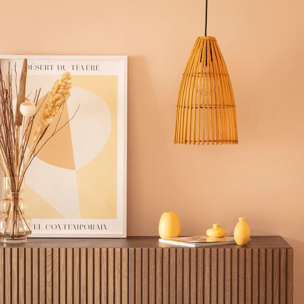 Abruzzo Emilia E27 Boho Bambu Hänglampa