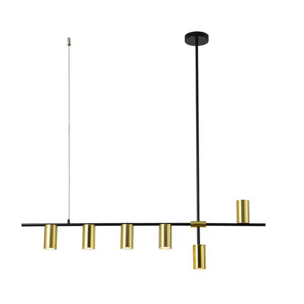 Arizona pendel 6xGU10 sort/guld LP-074/6PL Light Prestige
