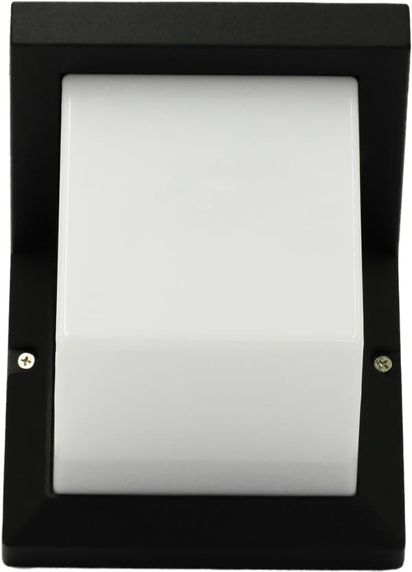 Ulkoseinävalaisin TAURUS E27 musta alumiini IP54 ID-8010 Idealed