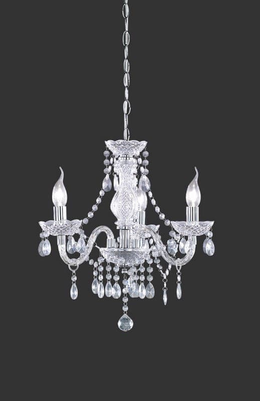 Krystallysekrone LÜSTER sølv RL R11073000