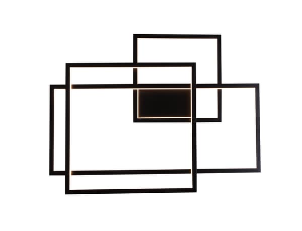 Væglampe moderne geometrisk sort GEOMETRIC LED 45W W0233D Maxlight