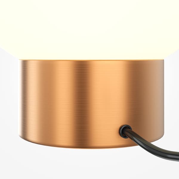 Bordslampa glaskula med guldfäste Basic form 1xE14 40W Maytoni
