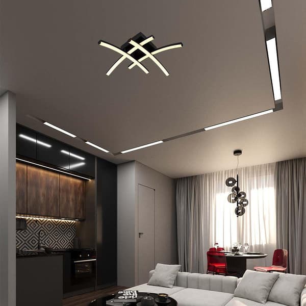 LED loftlampe sort V-TAC VT-7790-7003