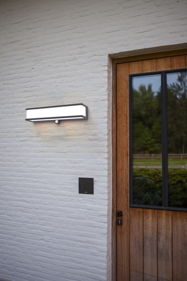 Facade væglampe udendørs DOBLO grå Lutec 6943801125