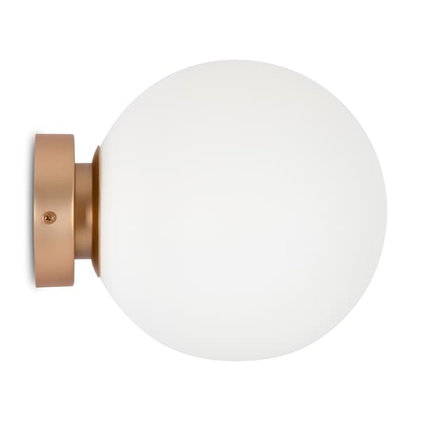 Seinävalaisin valkoinen pyöreä varjostin Basic form Maytoni MOD321WL-01G3