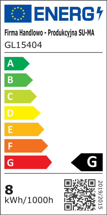 LED-ulkoseinävalaisin 8W tummanharmaa IP54 SU-MA Evo GL15404