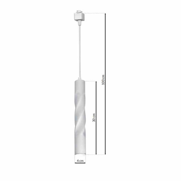 Milagro TRACK LIGHT ML6509 valkoinen LED-kiskovalaisin