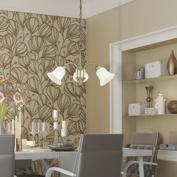 Klassisk lysekrone E14 3x40W farve bronze 7373 Francesca Rabalux