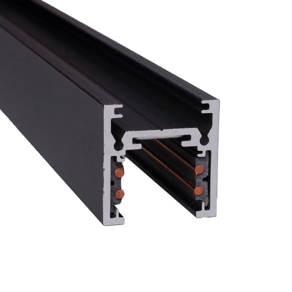 Magnetisk skena ytmonterad 1 meter svart Maxlight