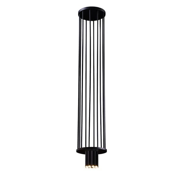 Moderne sort pendellampe IHI 8xG9 2.5W Dohar