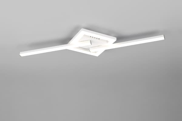 Loftlampe geometrisk lineær hvid VIALE LED 17W RL