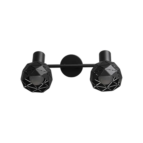 Spot Reus 2xE14 sort LP-8069/2WS BK Light Prestige