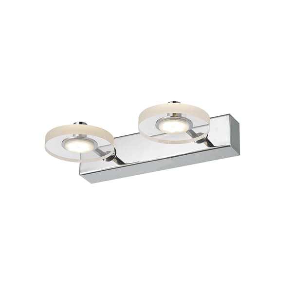 Seinävalaisin Italux Harmony LED moderni kromi MB1225/2