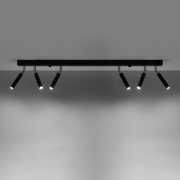 OPTIMA 6 loftlampe sort Pure Lume PU.0901