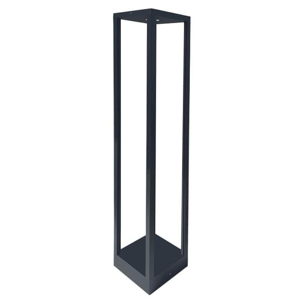 DPM 60 cm firkantet LED havelampe 7W sort IP54
