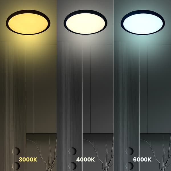 Loftlampe MAQ 50W 3CCT Sort Milagro