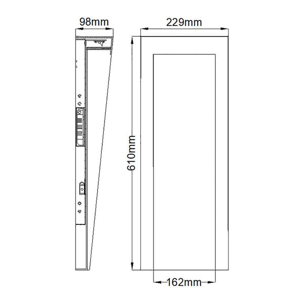 Hinkley Taper LED ulkoseinävalaisin 10.5W