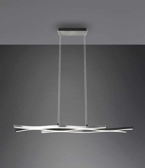 LED pendellampe BLAZE sølv Trio 341210305