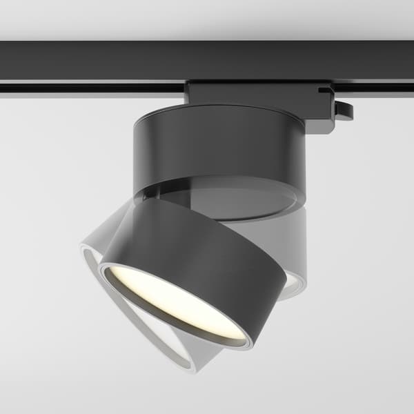 1-vaiheinen musta pyöreä LED-kohdevalaisin 12W 3000K ONDA Maytoni Technical