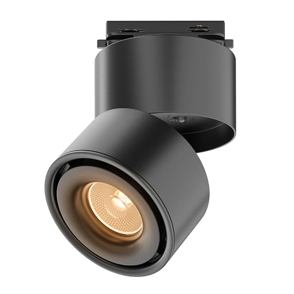Sort rund bevægelig LED-spotlight 15W 3000K YIN Maytoni Technical