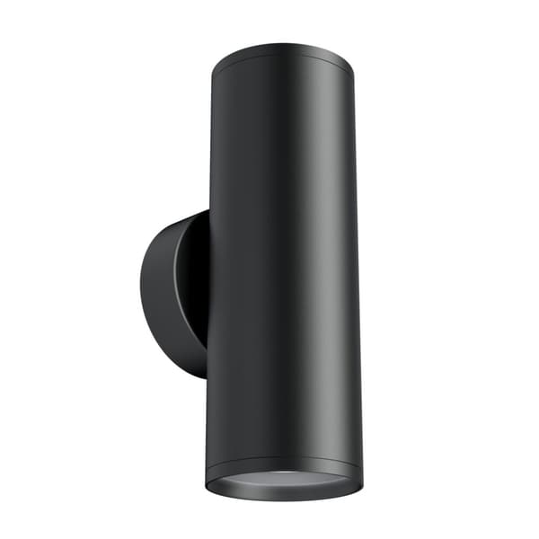 Væglampe sort rør 15 cm FOCUS S 2xGU10 10W Maytoni