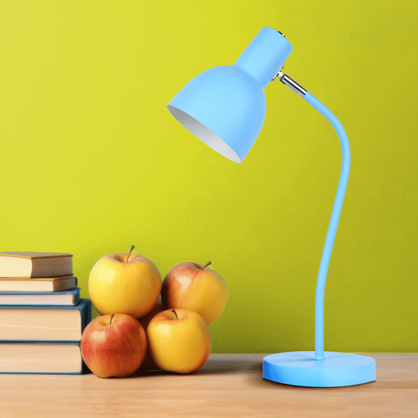 Blå skrivbordslampa E27 MIMI 325174 Polux