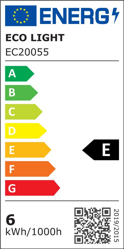 Ecolight LED-filamenttipolttimo, välkkymätön, pallomainen E14 6W 2700K 720lm