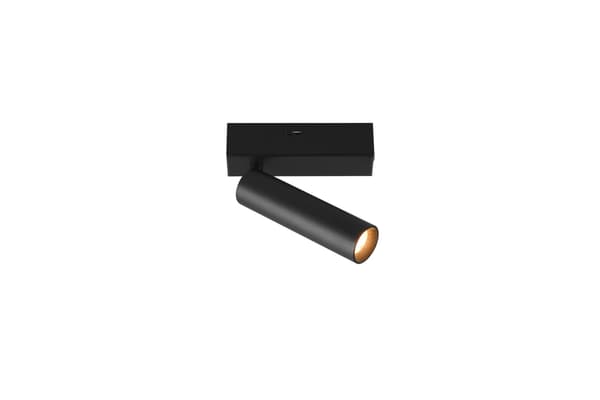 Væglampe moderne sort rektangulær dæmpbar variabel farve LED 5.5W AMBALA Trio