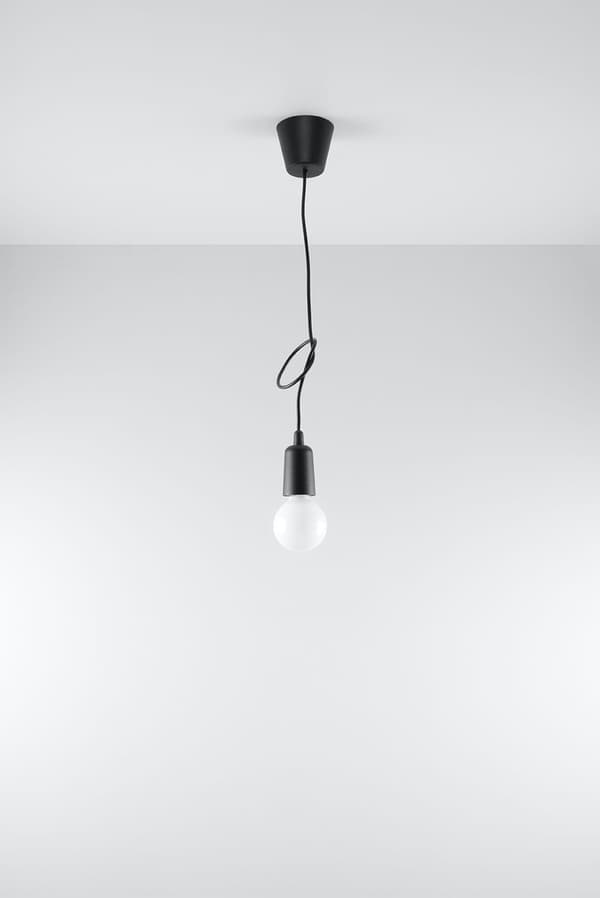 DIEGO 1 sort pendel Sollux Lighting SL.0572