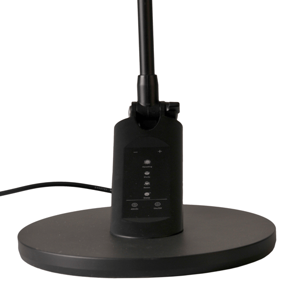 LED skrivebordslampe sort 3000K-6000K OPTIMUM 324993 Polux