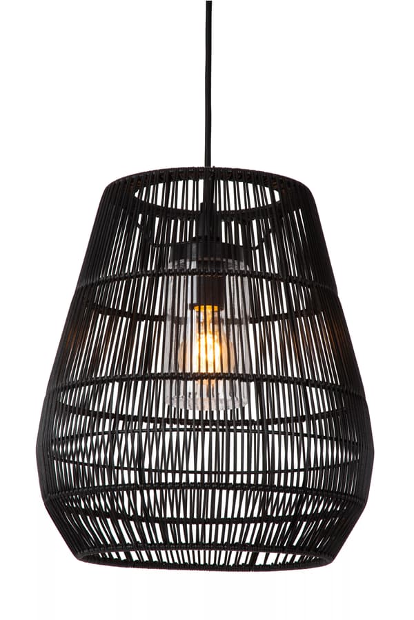 Udendørs pendellampe sort E27 40W NERIDA Lucide
