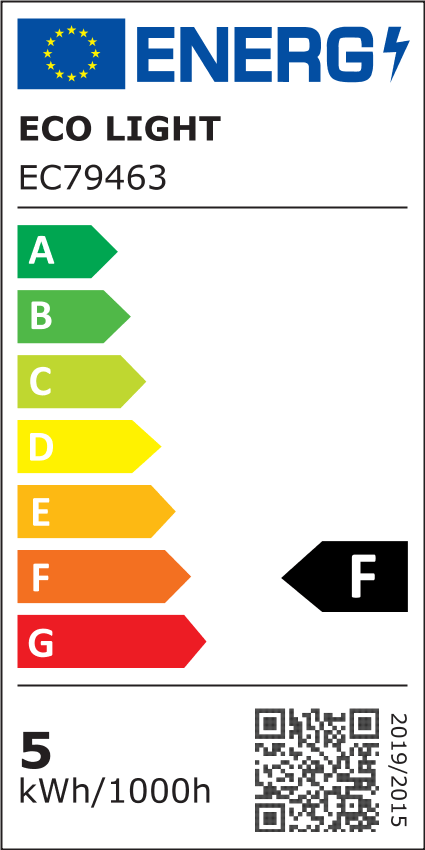 Välkkymätön LED-kynttilälamppu E14 5W 6500K 450lm Ecolight
