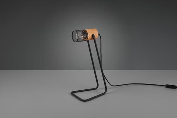 Bordlampe TOSH sort Trio 504300132