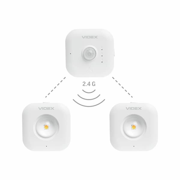 Videx USB-C uppladdningsbara trådlösa trapplampor med rörelsesensor