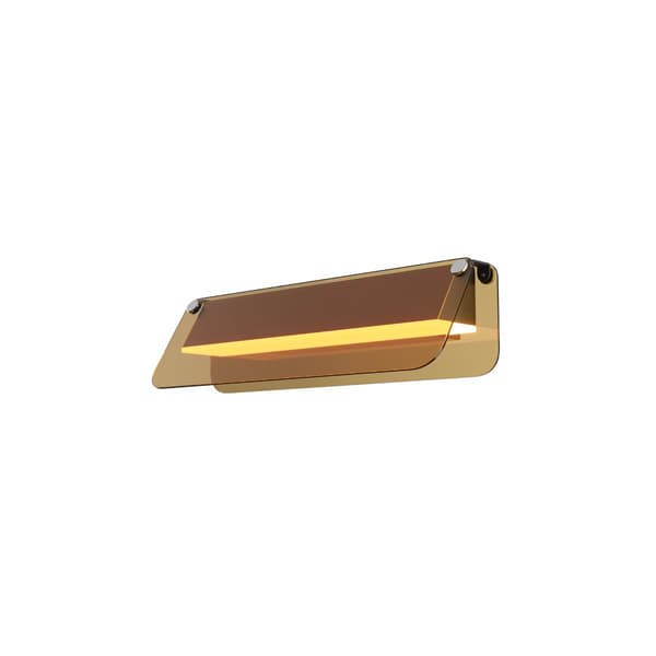 Moderne sort-rav væglampe med LED 6W FLAT Maytoni