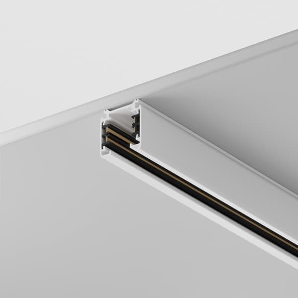 Ytmonterad / pendlad 3-fas skena 200 cm vit TRINITY Maytoni Technical