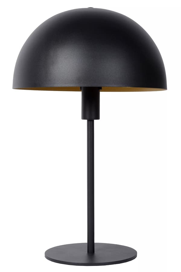 Bordlampe sort eklektisk E14 Siemon Lucide