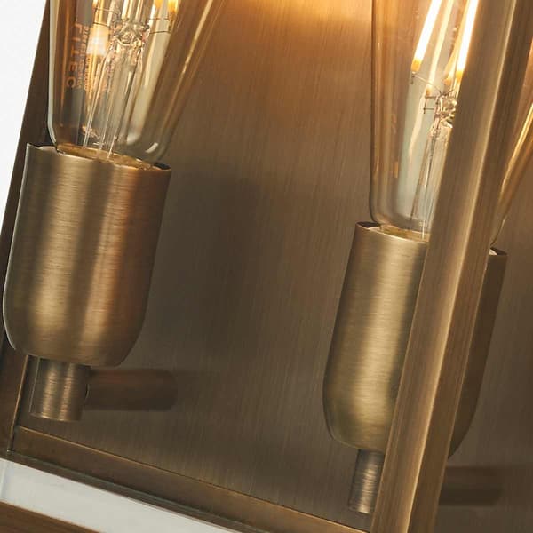 Utomhusvägglampa Antik mässing E27 60W Old Bailey Elstead