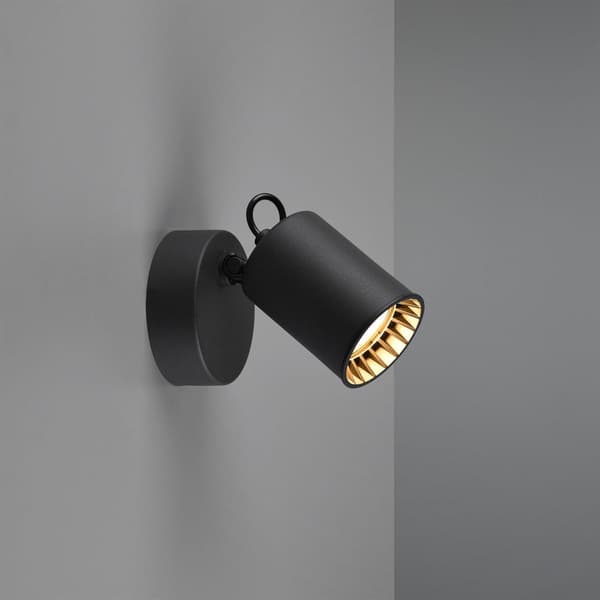 PAGO sort vægspot Trio 803500132