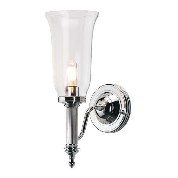 Badrumsvägglampa krom Carroll 1xG9 3W Elstead