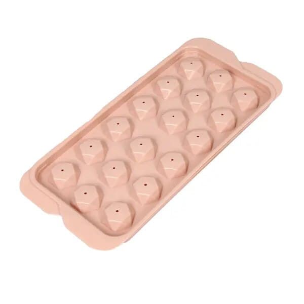 Isbitsform 18 fack, rosa, 18x1cm